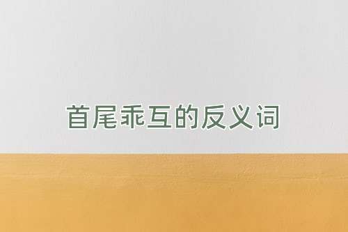 首尾乖互的反义词