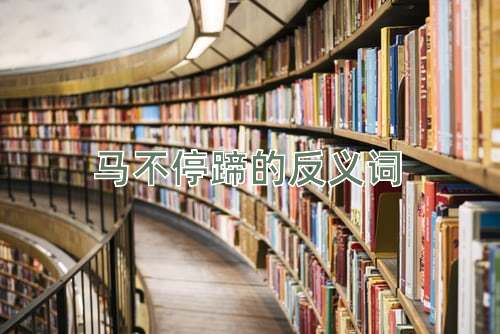 马不停蹄的反义词