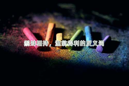 鹬蚌相持，渔翁得利的反义词
