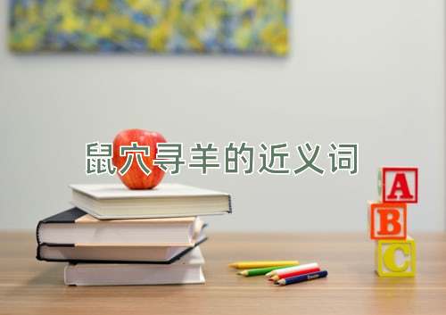 鼠穴寻羊的近义词