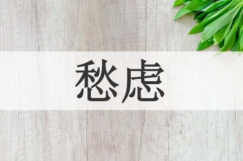 愁虑