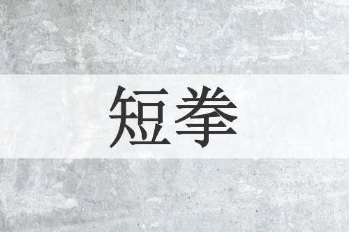 短拳