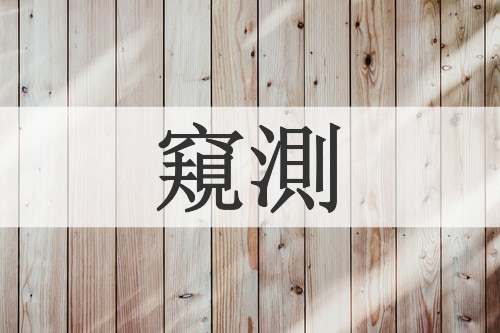 窺測