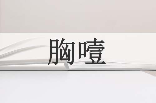 胸噎