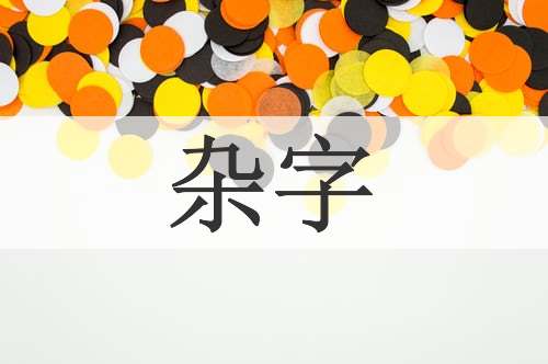 杂字
