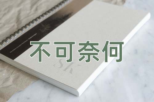 成语不可奈何