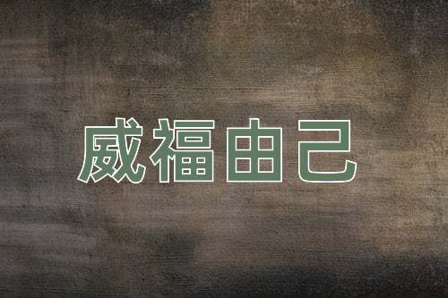 成语威福由己