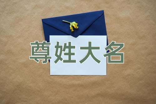成语尊姓大名
