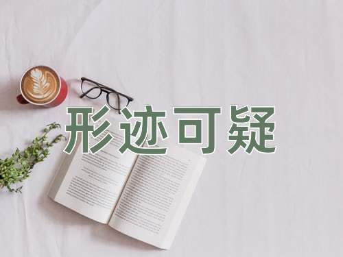 成语形迹可疑