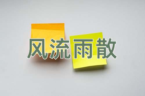 成语风流雨散