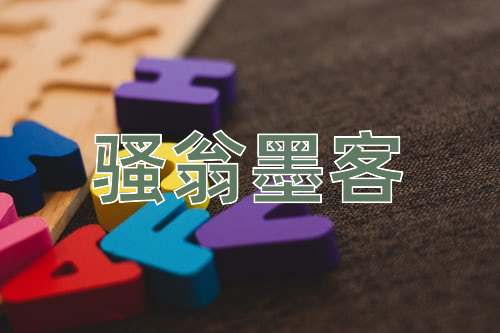成语骚翁墨客
